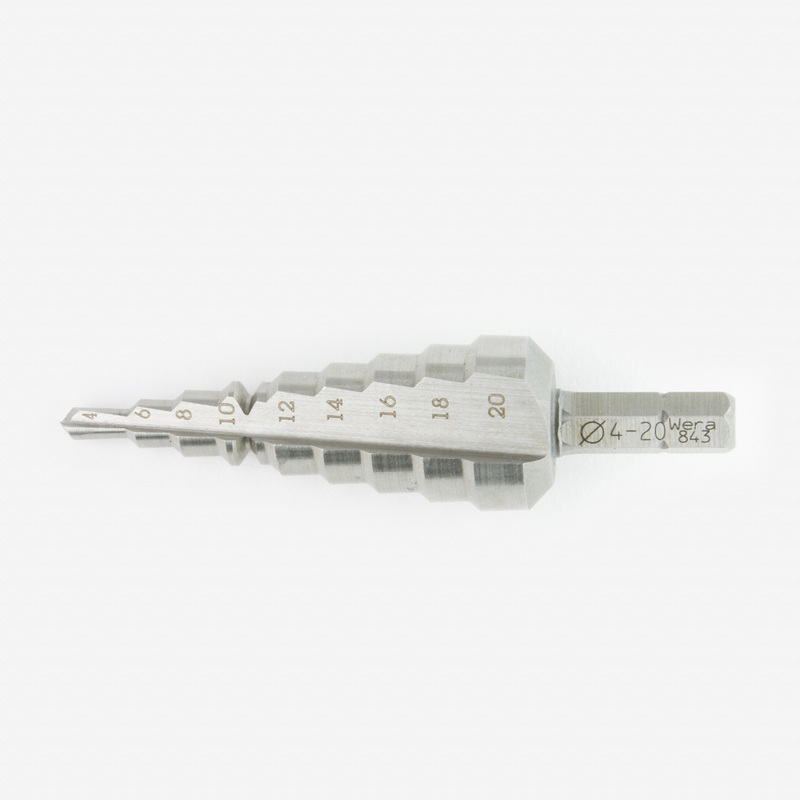Wera 104672 Stepped Drill Bits 4-20mm