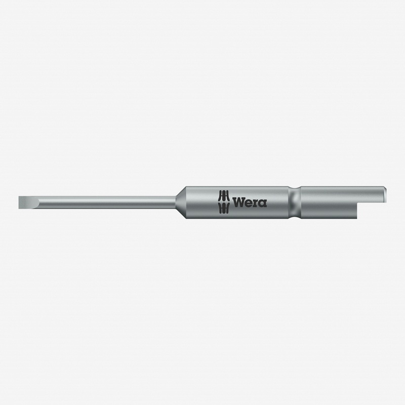 Wera 135265 1.5 x 0.23 x 44mm Slotted Bit - Halfmoon Drive