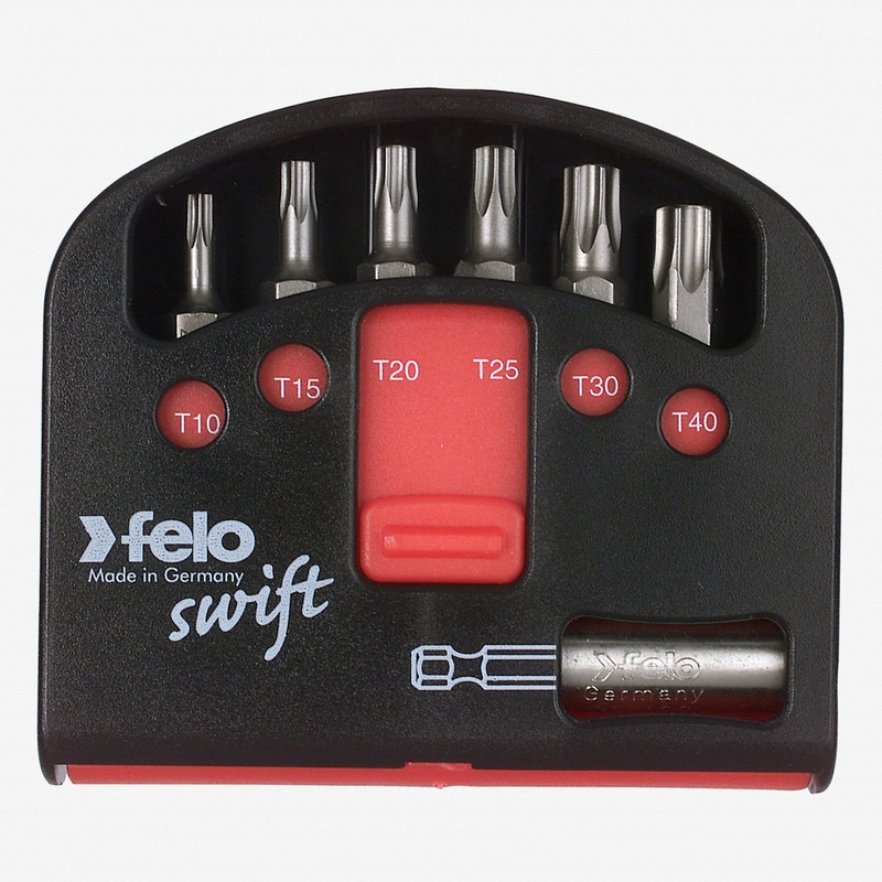 Felo Swift Box 6 piece Bits and Magnetholder - T10-T40
