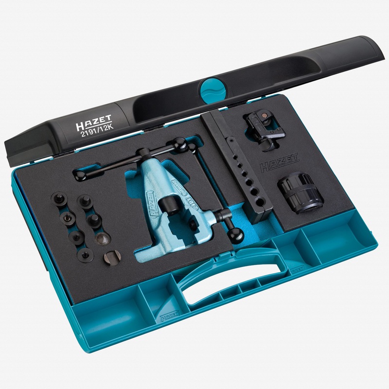 Hazet 2191/12K Tube Flaring Tool Set, 12 Pieces