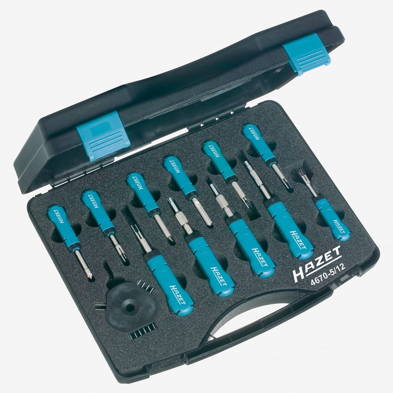 Hazet 4670-5/12 SYSTEM cable release tool assortment