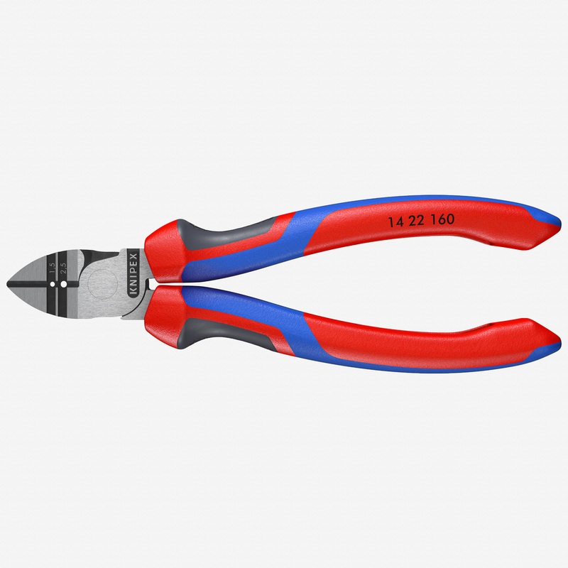 Knipex 6.3" Diagonal Wire Insulation Strippers - MultiGrip