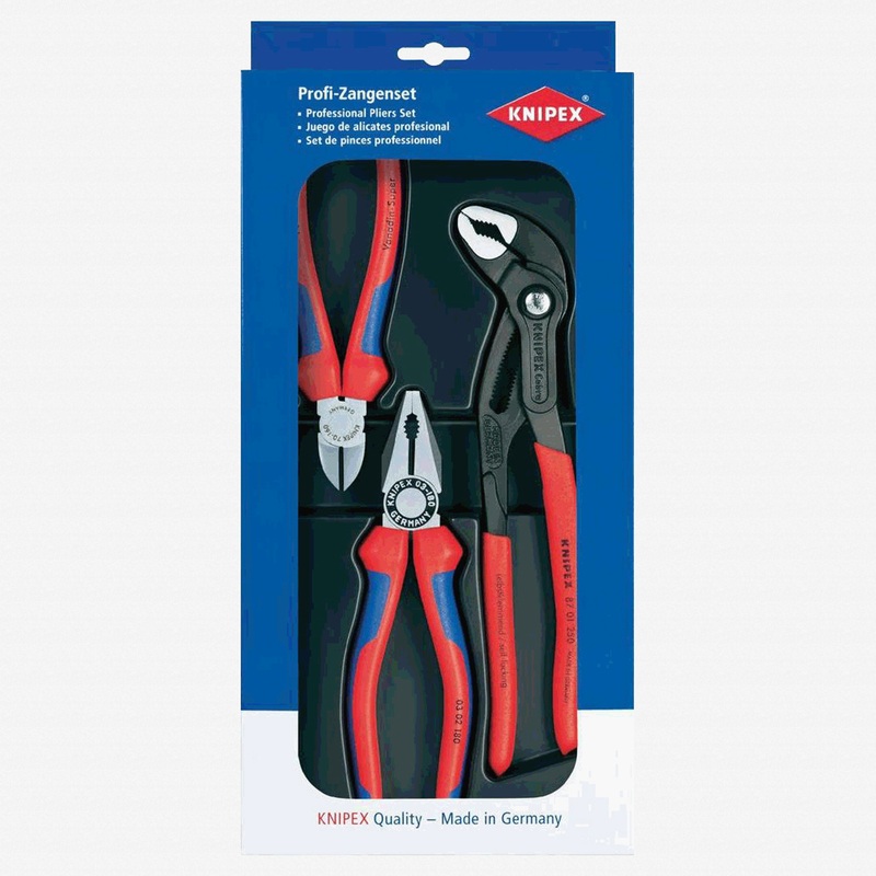 Knipex Best Seller Set, Cobra Pliers, Combo Pliers and Cutters