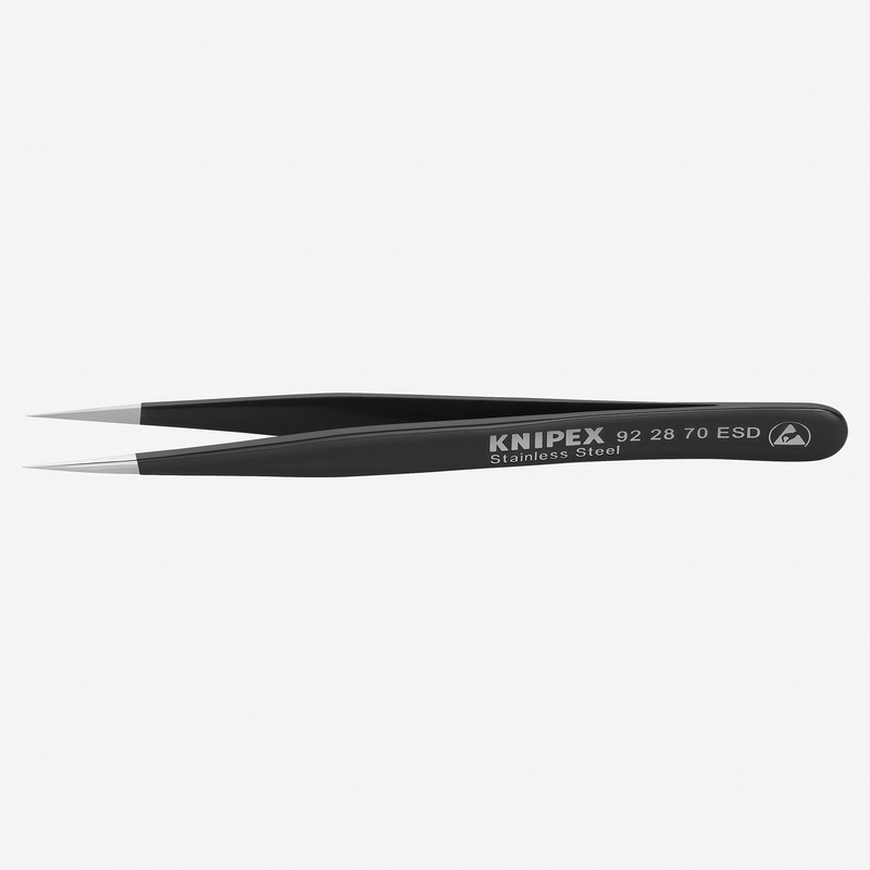 Knipex ESD Precision Tweezers straight fine tip