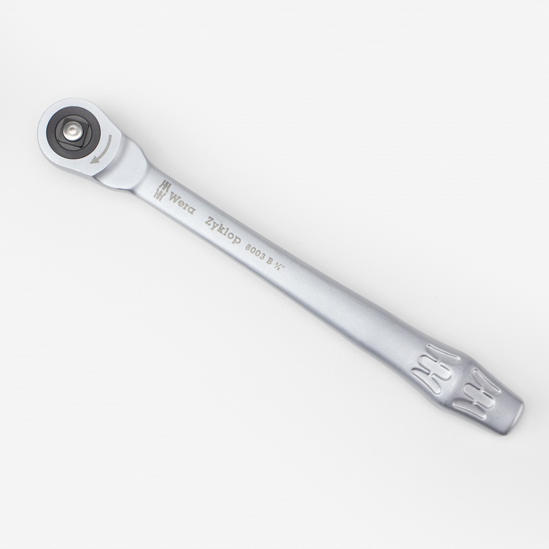 Wera 004033 Zyklop Ratchet 3/8" Drive w/ Push-Through Square