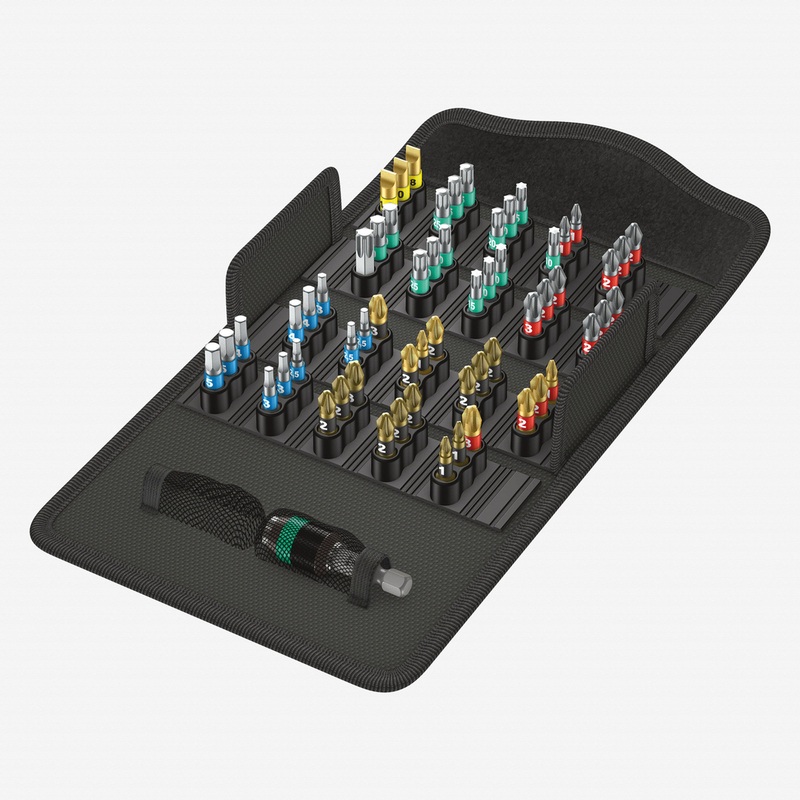 Wera 057441 Bit-Safe 61 BiTorsion 1 Insert Bit Set
