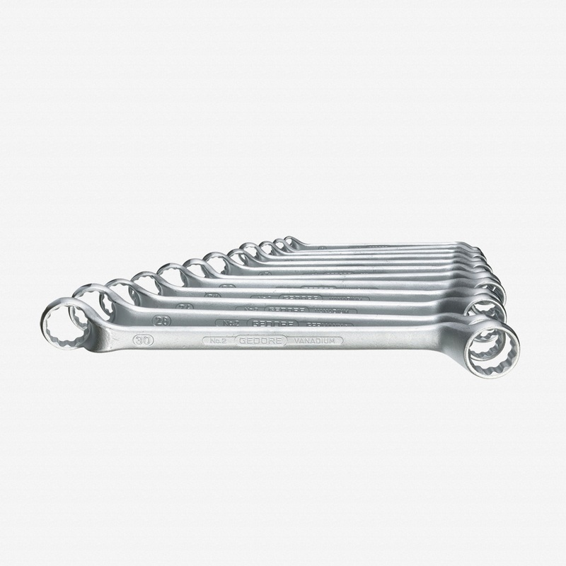 Gedore 2-120 Double ended ring spanner set 12 pcs 6-32 mm