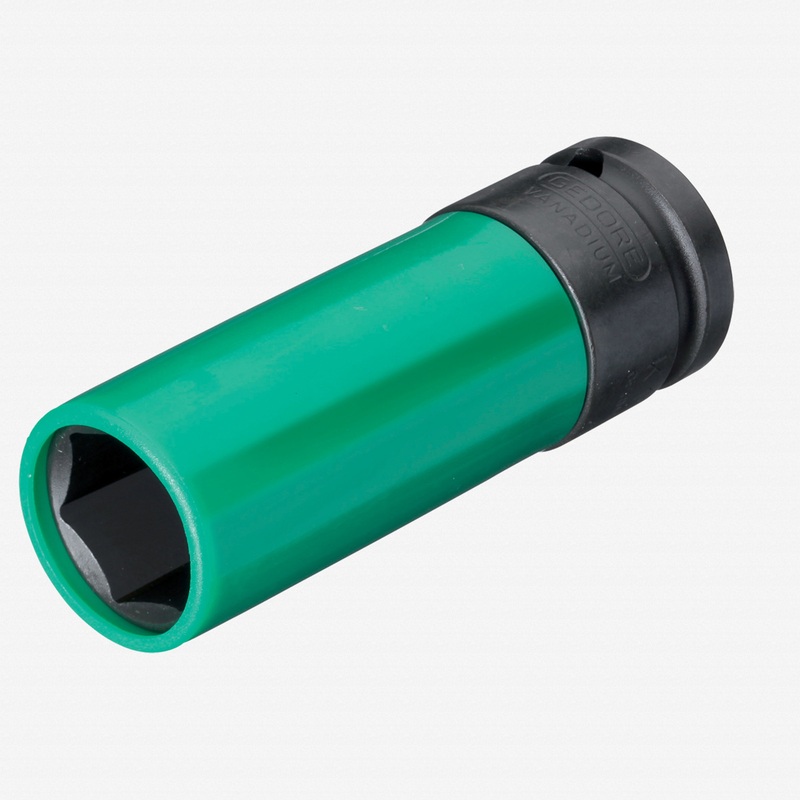 Gedore K 19 LS 19 Impact socket 1/2" with protective sleeve, 19 mm