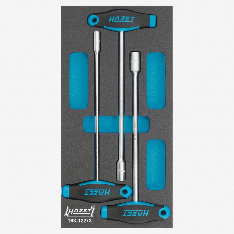 Hazet 163-122/3 Metric T-handle Nut Driver Set, 3 Pieces