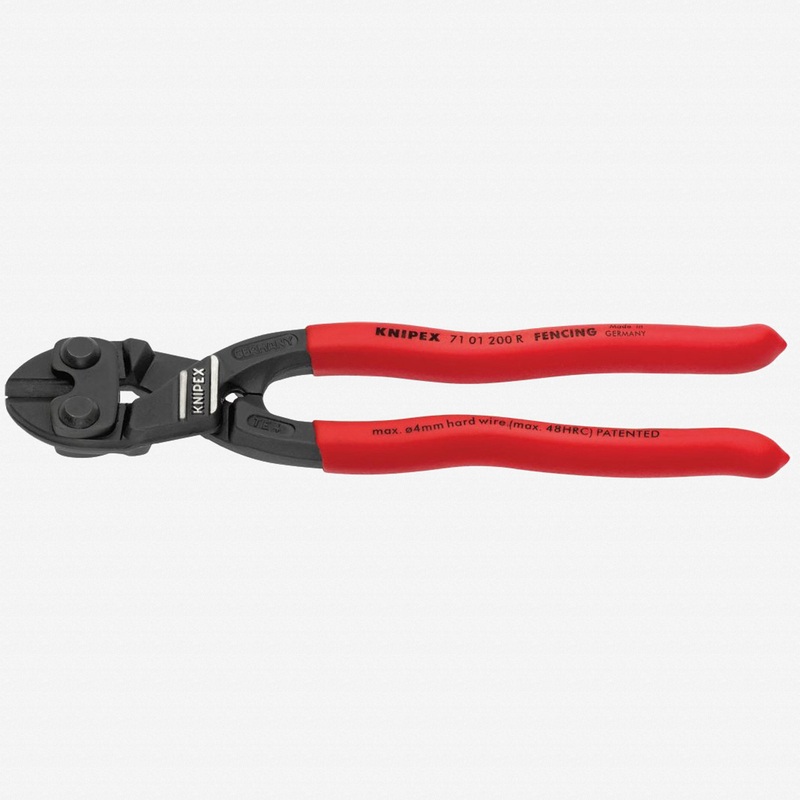Knipex 8" Cobolt Fencing Compact Bolt Cutters - Plastic Grip