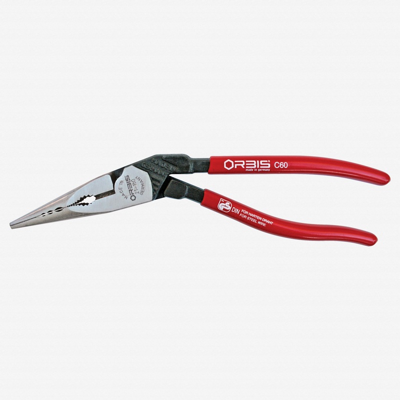 Orbis 9O 21-150 EvoTel HD 8" 25 degree Angled Long Nose Pliers
