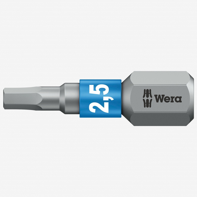 Wera 056682 Hex-Plus 2.5 x 25mm Insert Bit