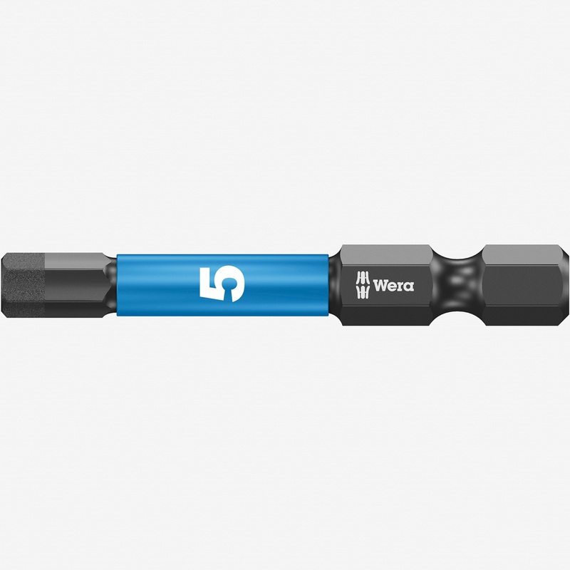 Wera 057645 5 x 50mm Hex Impaktor Diamond Coated Power Bit