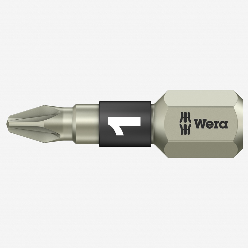 Wera 071020 #1 x 25mm Stainless Steel Pozidriv Torsion Insert Bit