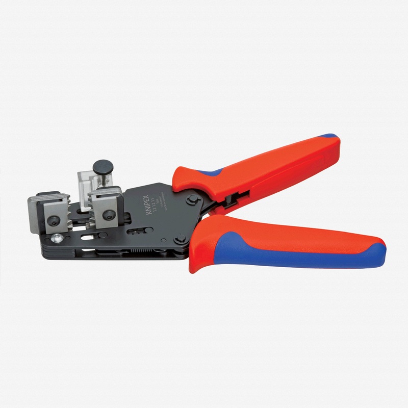 Knipex Precision Wire Insulation Strippers with adapted blade for solar cables - AWG 15-10