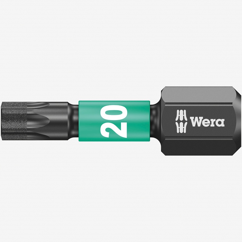 Wera 057624 T20 x 25mm Torx Impaktor Diamond Coated Bit