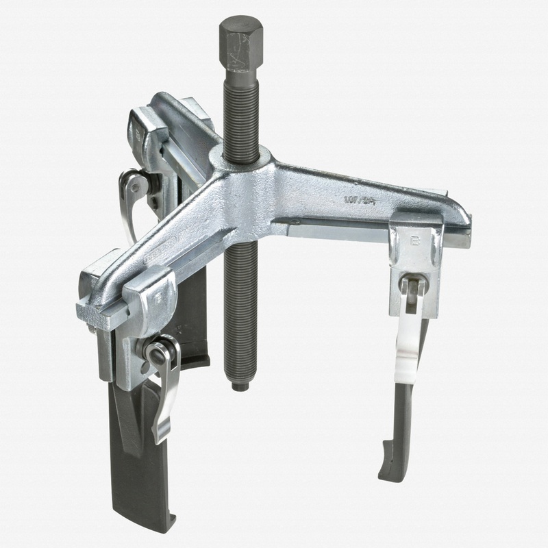 Gedore 1.07/S1A-E Quick-release puller, 3-arm pattern, with slim legs 90x100 mm