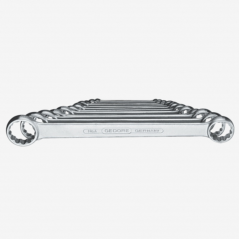 Gedore 4-12 Flat ring spanner set 12 pcs 6-32 mm