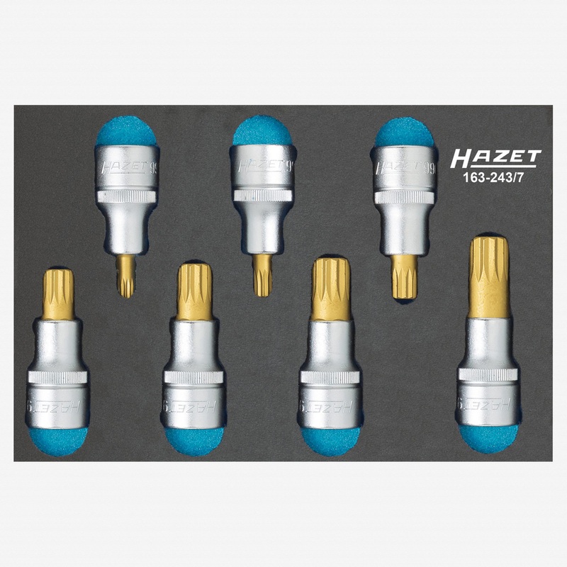 Hazet 163-243/7 Screwdriver socket set (XZN)