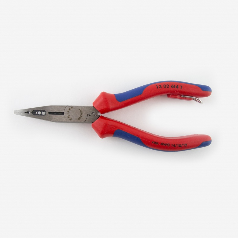 Knipex 4 in 1 Electricians Pliers - AWG 10,12,14 - MultiGrip Tethered Attachment