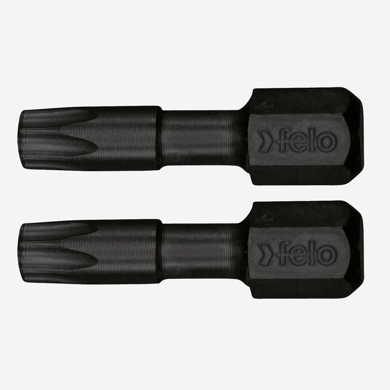 Felo Torx T15 x 25 mm Impact Bit - 2 Pieces