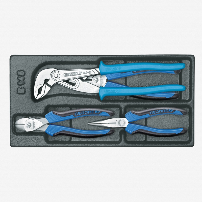 Gedore 1500 ES-145 Pliers set in 1/3 ES ES tool module