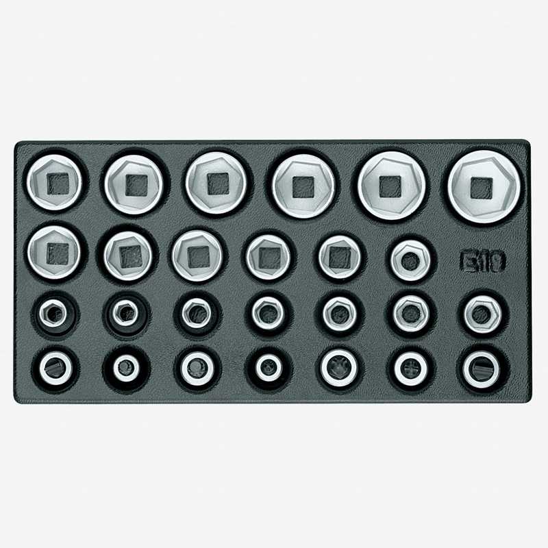 Gedore 1500 ES-19 IS Socket set 1/2" in 1/3 ES tool module