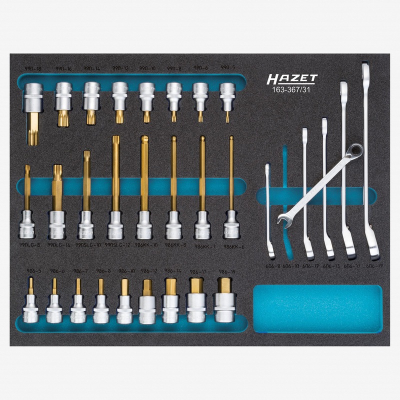 Hazet 163-367/31 Socket set