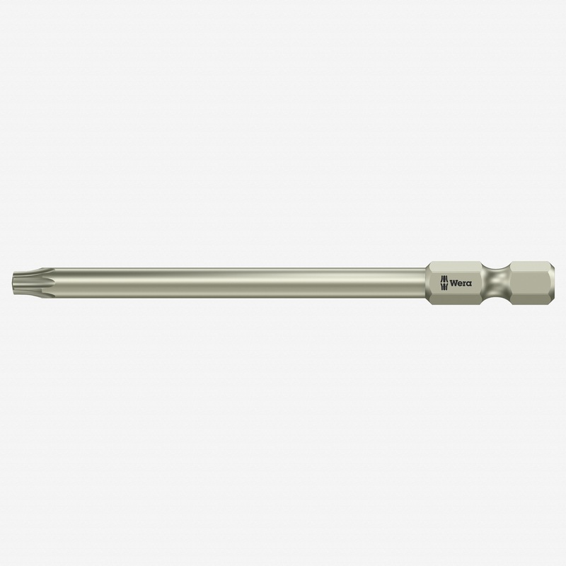 Wera 071091 T20s x 89mm Stainless Steel Security Torx Power Bit