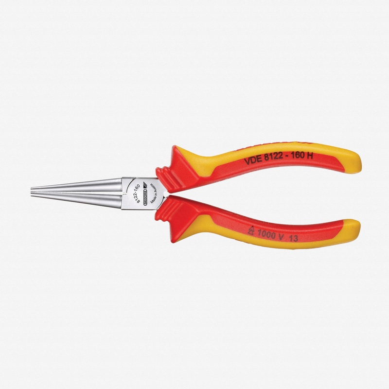 Gedore VDE 8122-160 H VDE Round nose pliers with VDE insulating sleeves