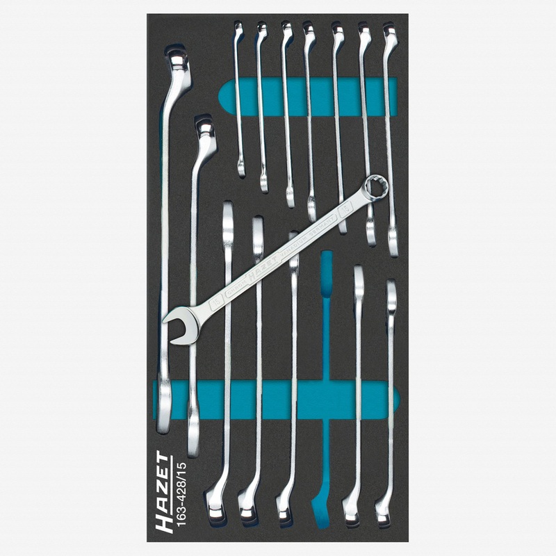 Hazet 163-428/15 Combination wrench set - 12 pt