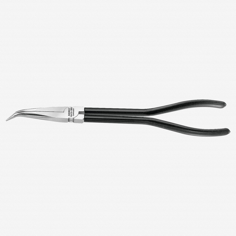 Hazet 1841B-280 Flat nose pliers curved jaws 280mm