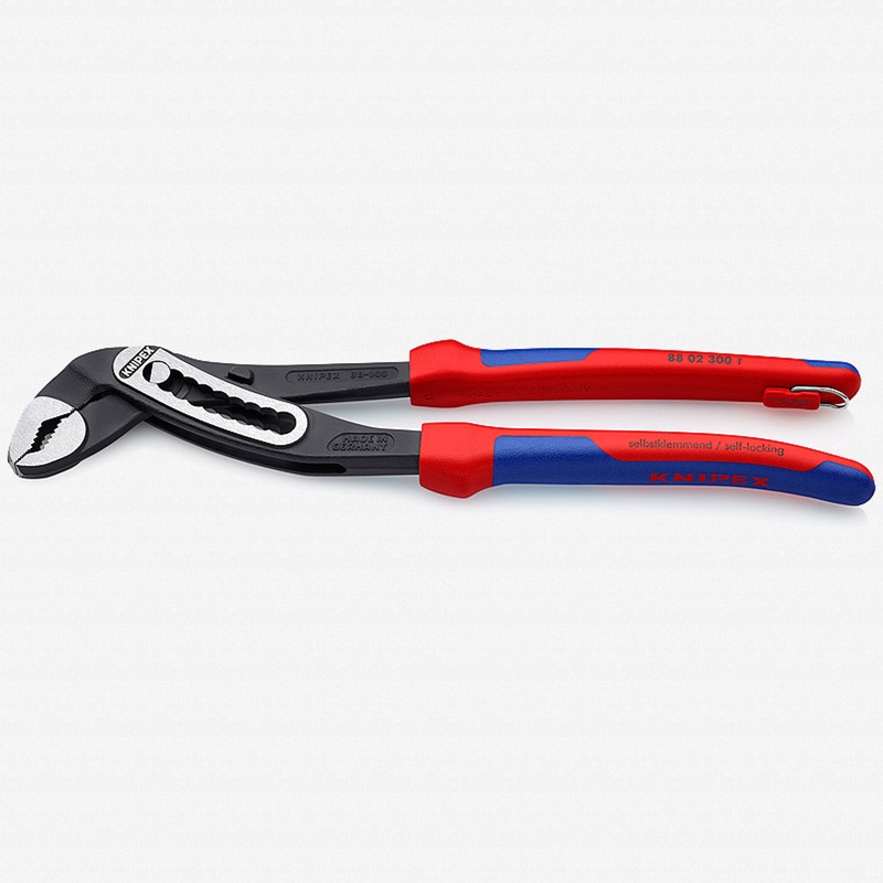 Knipex 12" Alligator Pliers - MultiGrip Tethered Attachment