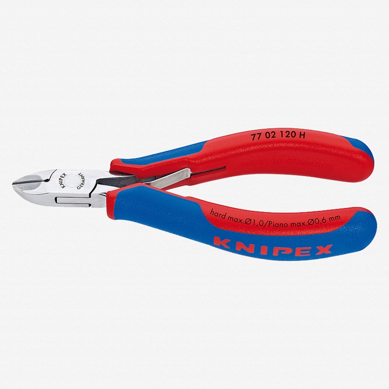 Knipex 4.7" Electronics Diagonal Cutters Carbide Metal Cutting Edges - MultiGrip