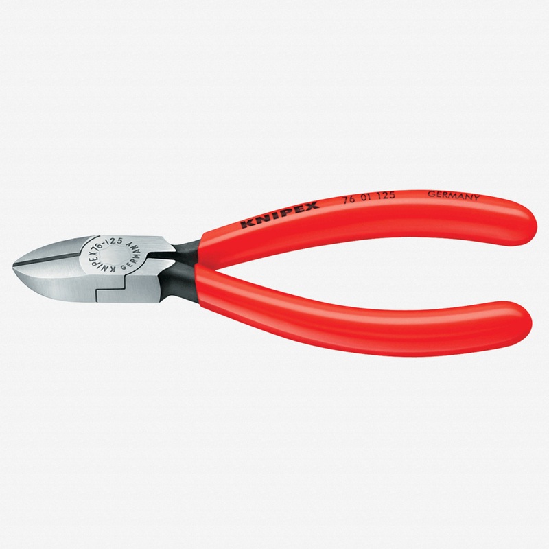 Knipex 5" Diagonal Cutters for electromechanics - Plastic Grip