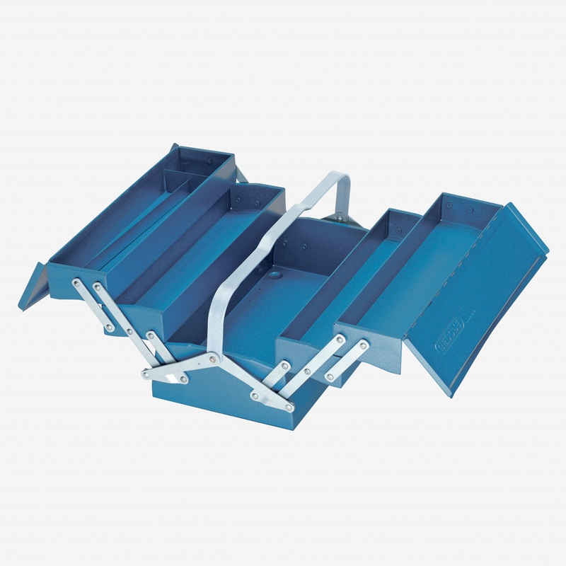 Gedore 1265 L Cantilever Tool box, empty, 5 compartments, 210x420x225mm