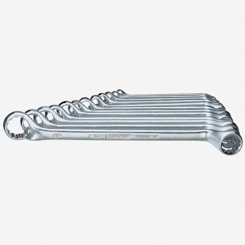 Gedore 2-12 Double ended ring spanner set 12 pcs 6-32 mm