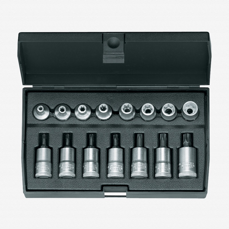 Gedore ITX 30 TX-015 Screwdriver bit socket set 3/8" 15 pcs TORX
