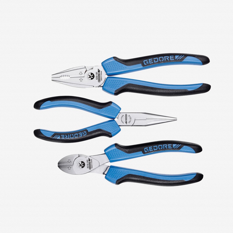 Gedore S 8003 JC Pliers set, 3 pcs