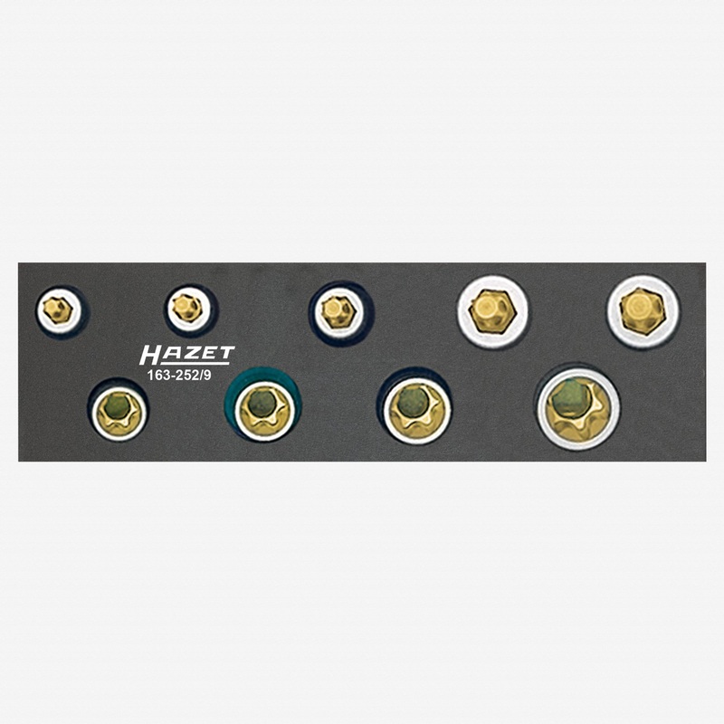 Hazet 163-252/9 Tool set, Torx