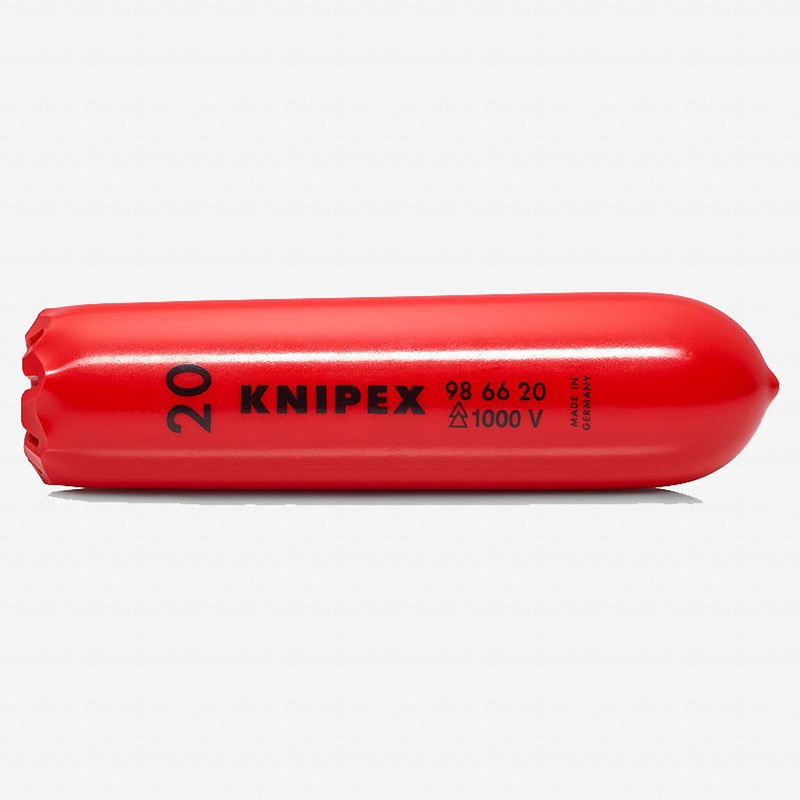 Knipex Insulated Self-Clamping Slip-On Cap, 20 mm, for Bare Live Cables