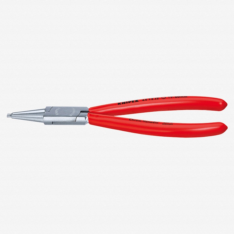 Knipex Straight Tip Internal Circlip Pliers 12-25 mm dia - Chrome w/ Plastic Grip