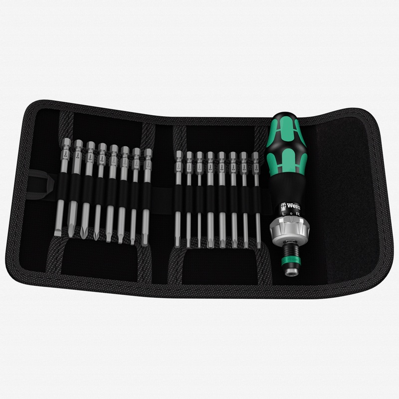 Wera 051040 Kraftform Kompakt 60 RA Metric Pouch Set
