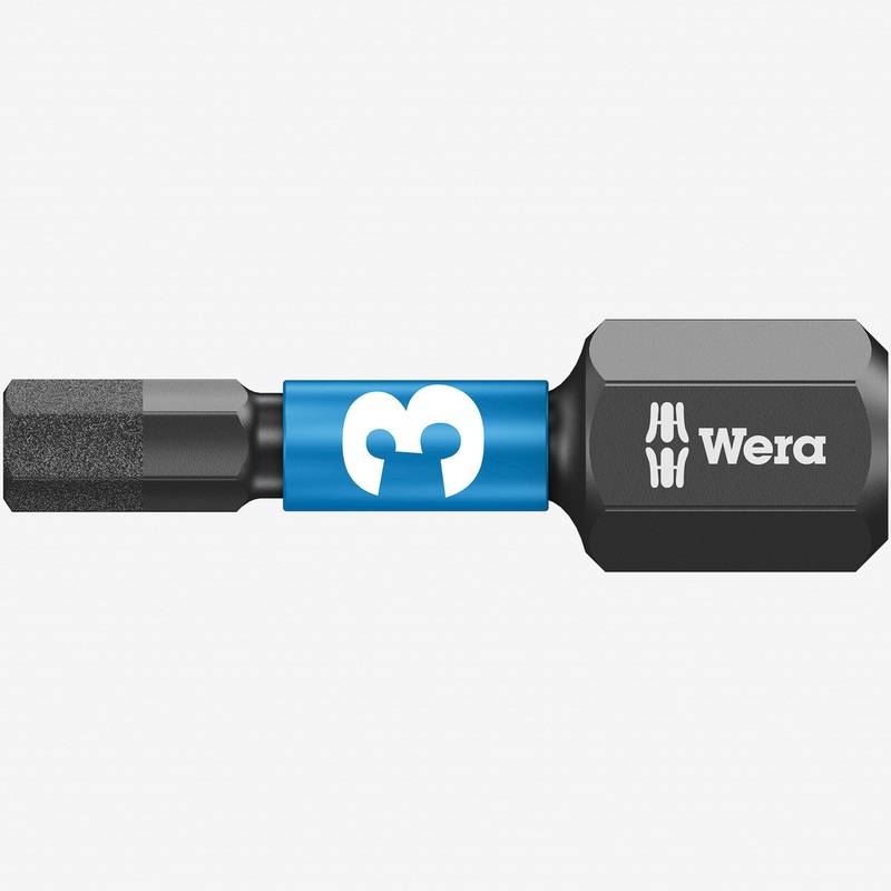 Wera 057603 3 x 25mm Hex Impaktor Diamond Coated Bit