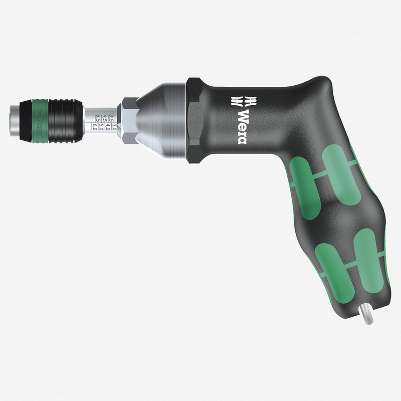 Wera 074702 3 - 6 Nm Adjustable Torque Pistol Grip Screwdriver