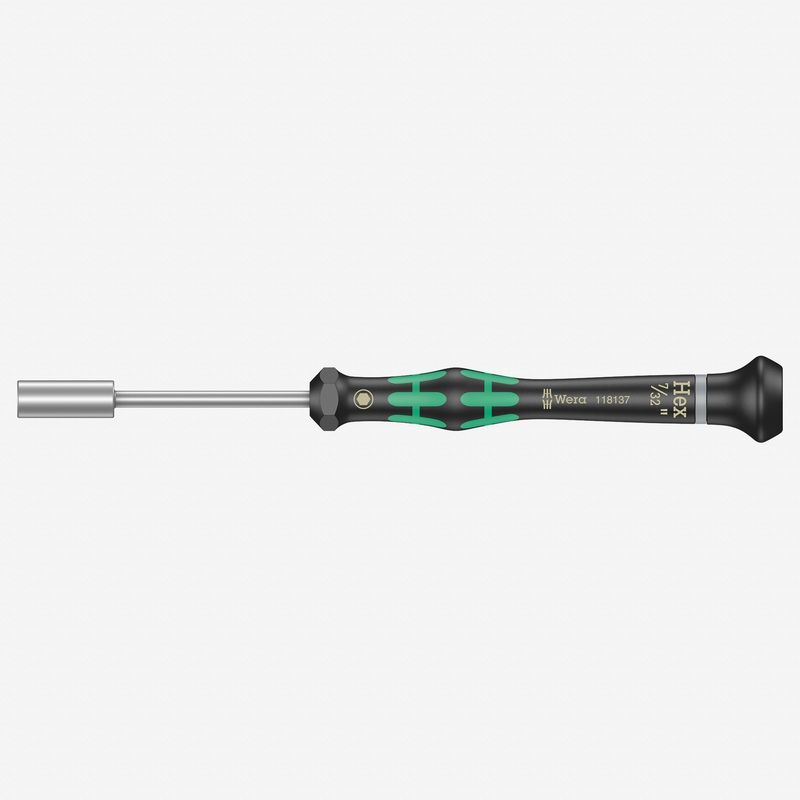 Wera 118137 7/32" x 60mm Kraftform Micro Nut Driver