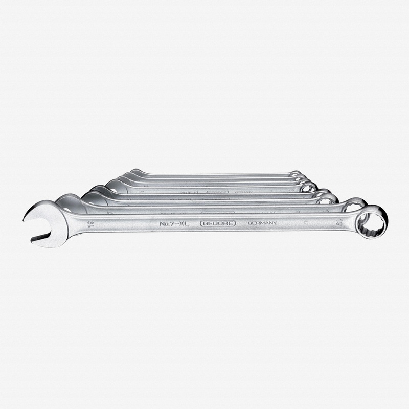 Gedore 7 XL-080 Combination spanner set 8 pcs 8-19 mm