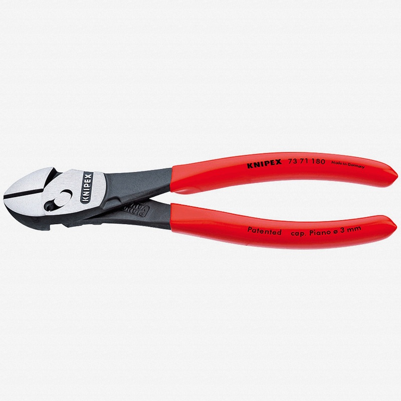 Knipex 7" Twinforce Diagonal Super Cutter - Plastic Grip