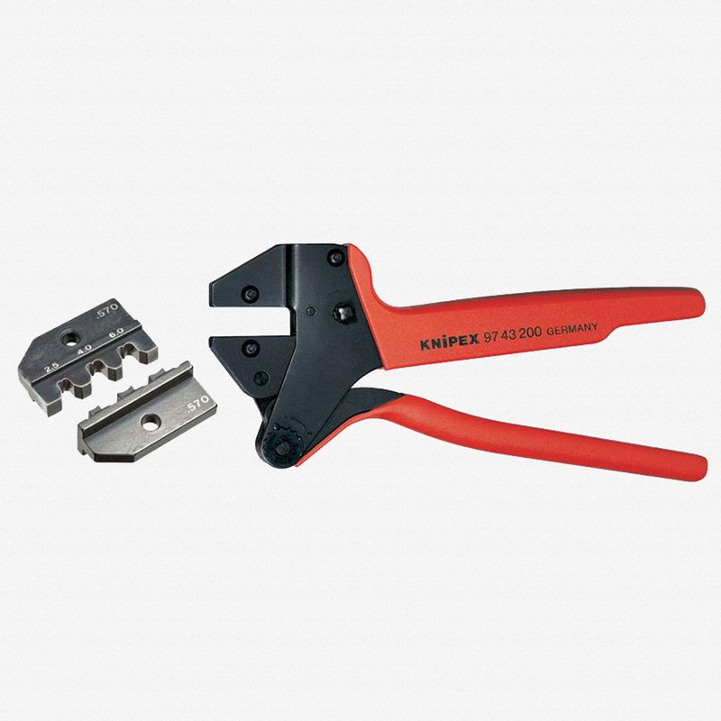 Knipex Crimp System Pliers and Crimping Die - solar cable connectors MC4 (Multi-Contact) w/ Case