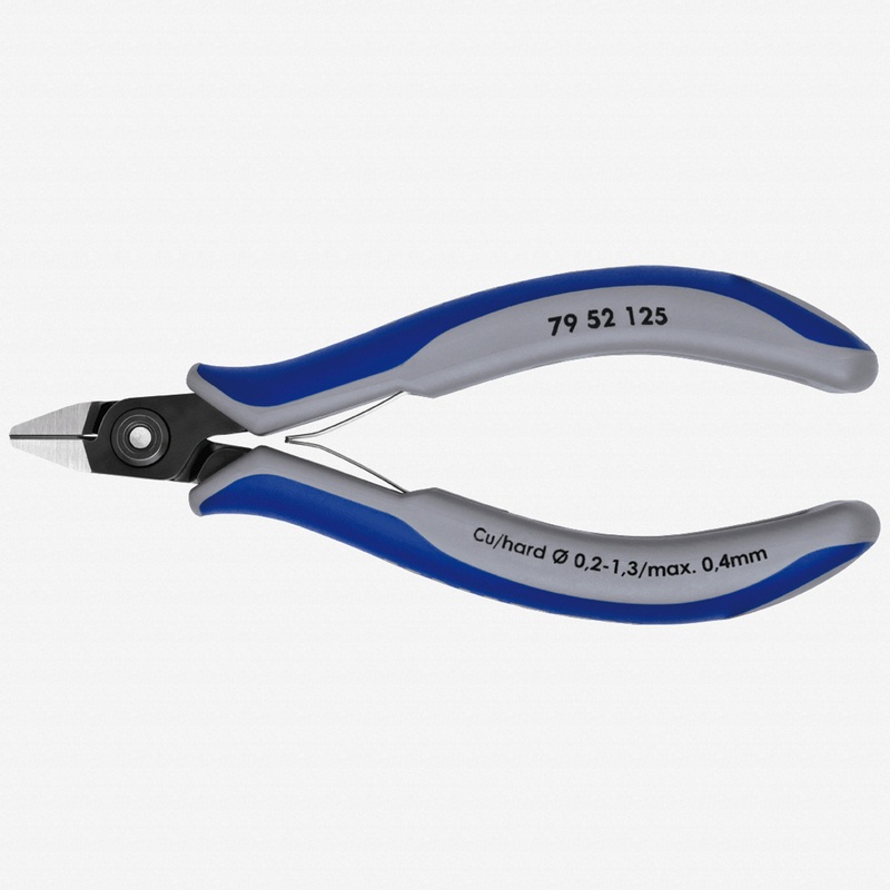 Knipex Precision Electronics Diagonal Cutters Pointed Head w/ Very Small Bevel and Lead Catcher - MultiGrip
